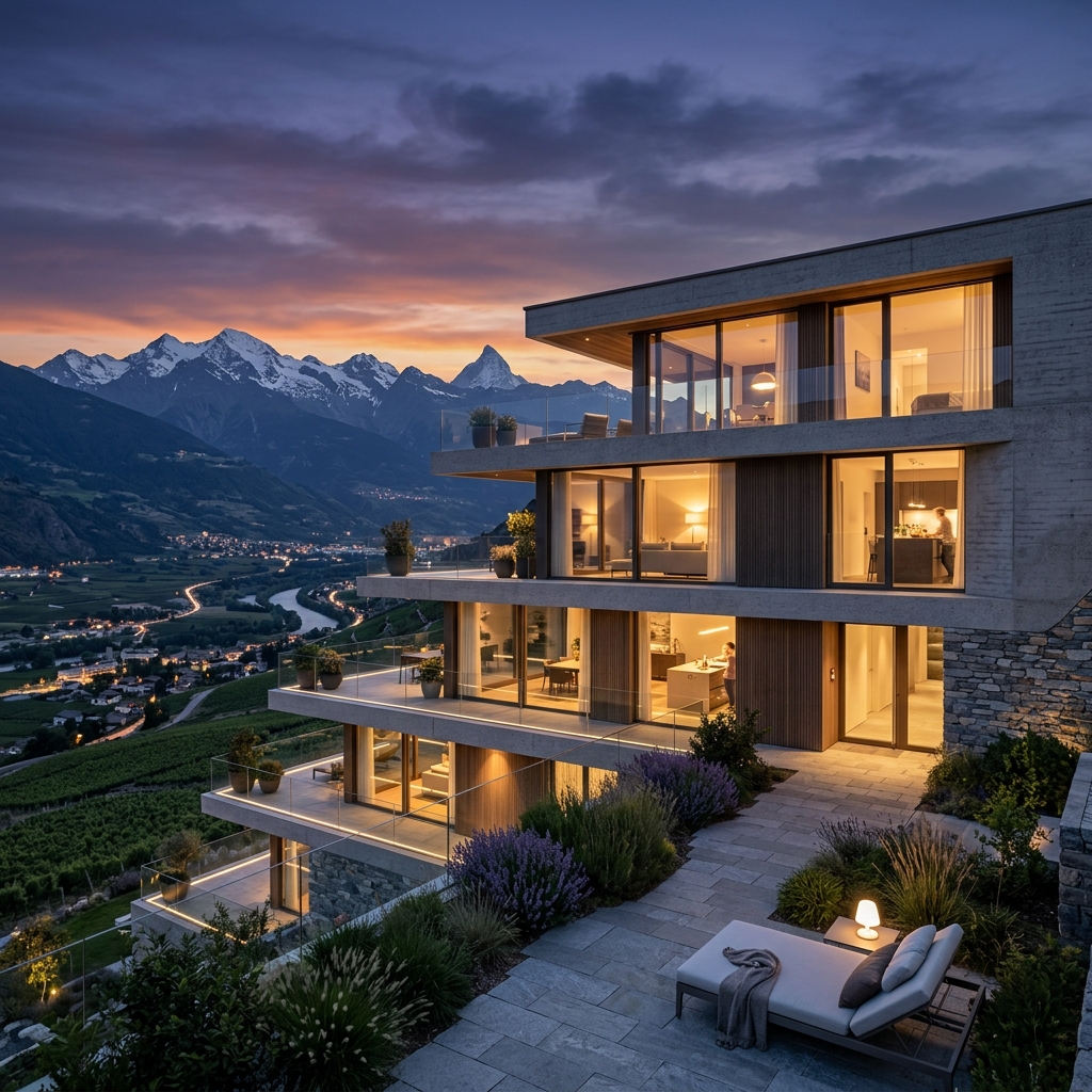 Résidence de standing à Grimisuat